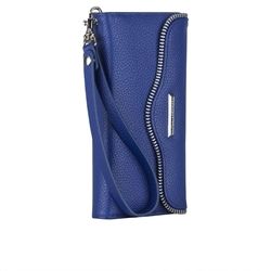 CASE-MATE LEATHER FOLIO WRISTLET CASE FROM REBECCA MINKOFF COLLECTION FOR APPLE IPHONE 6/6S IN COBALT