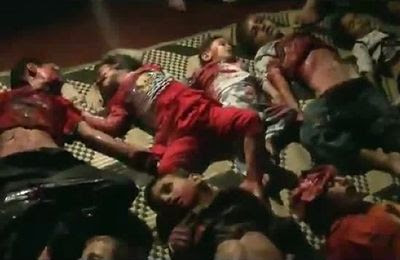 حصيلة ضحايا القصف في منطقة الحولة في حمص 90 شهيدًا بينهم 25 طفلاً     السبت 26-5-2012 30mSf