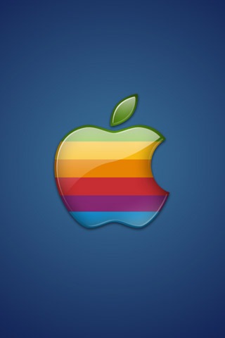 high definition apple wallpaper. HD Apple Wallpapers For iPhone. Colorful Apple Logo iPhone Wallpaper