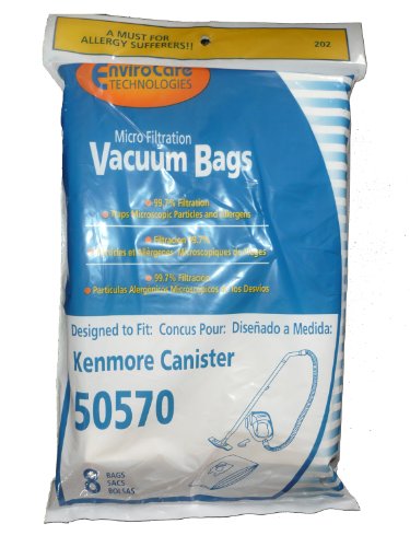 Kenmore 50570 Vacuum Cleaner Bags - 24 Bags Vacuum Cleaners