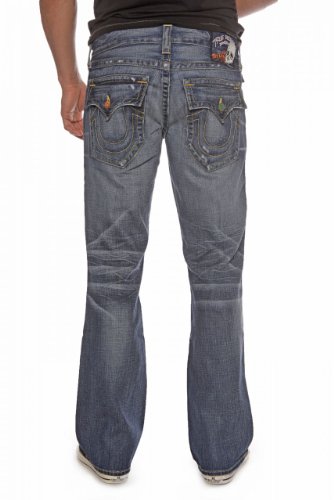 True Religion Boot Cut Jeans BILLY VINTAGE, Color: Blue, Size: 33 True Religion Jeans