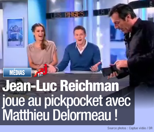 Quand Jean-Luc Reichman vole le porte-feuille de Matthieu Delormeau ... 9MVQD