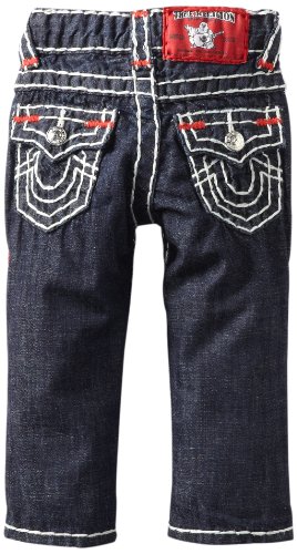 True Religion Baby-Boys Infant Jack Super Tee With Bartacks And Matching Back Label, Body Rinse, 12-18 Months True Religion Jeans