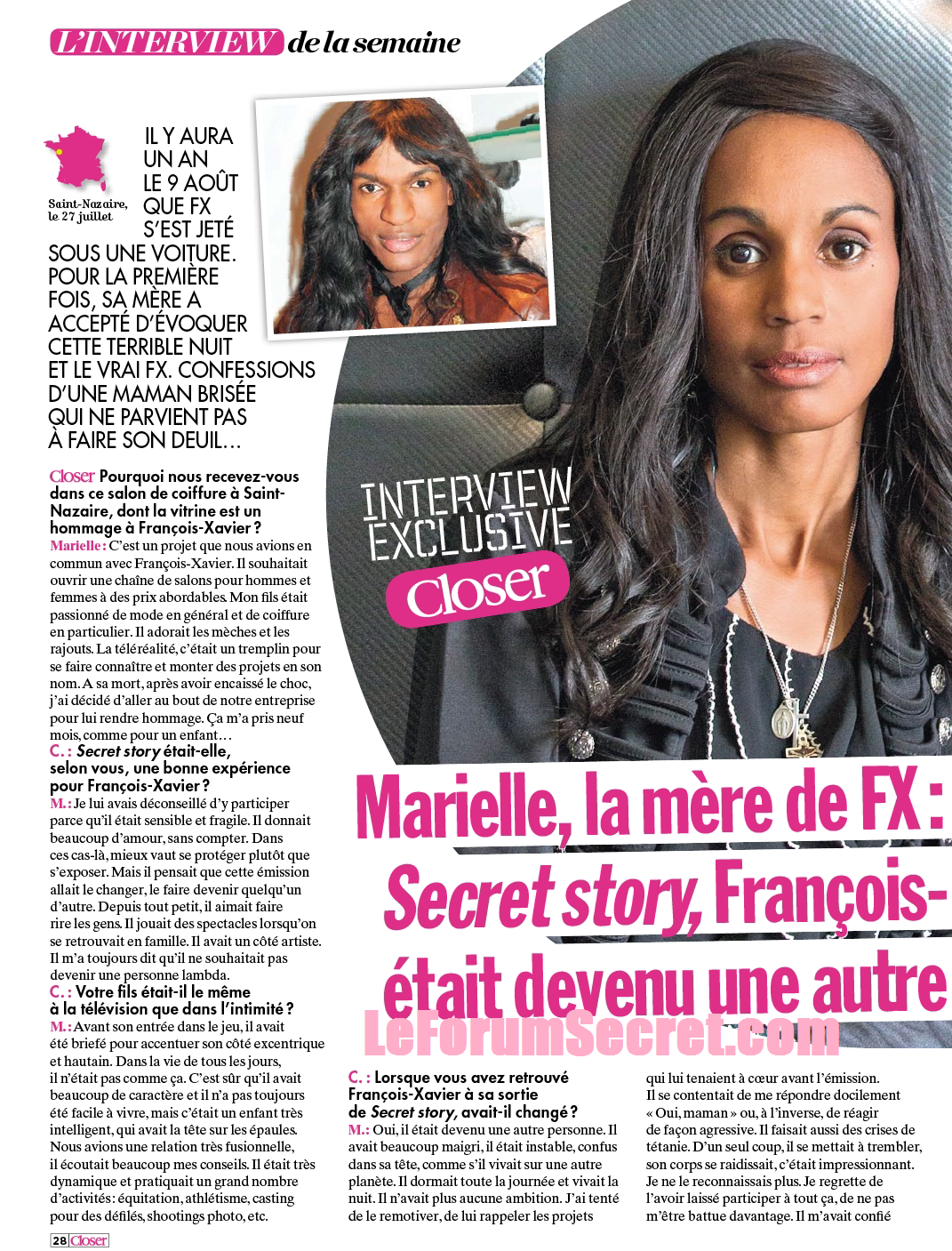 SCAN CLOSER / Marielle, la mère de Francois-Xavier "Après Secret Story, il était devenu une autre personne !" BNG9c
