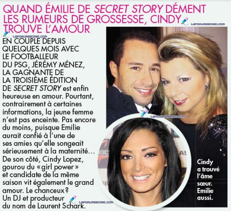 CLOSER / Cindy Lopes (et non Lopez!) a enfin trouvé l'amour avec Laurent Schark !  CMgj8