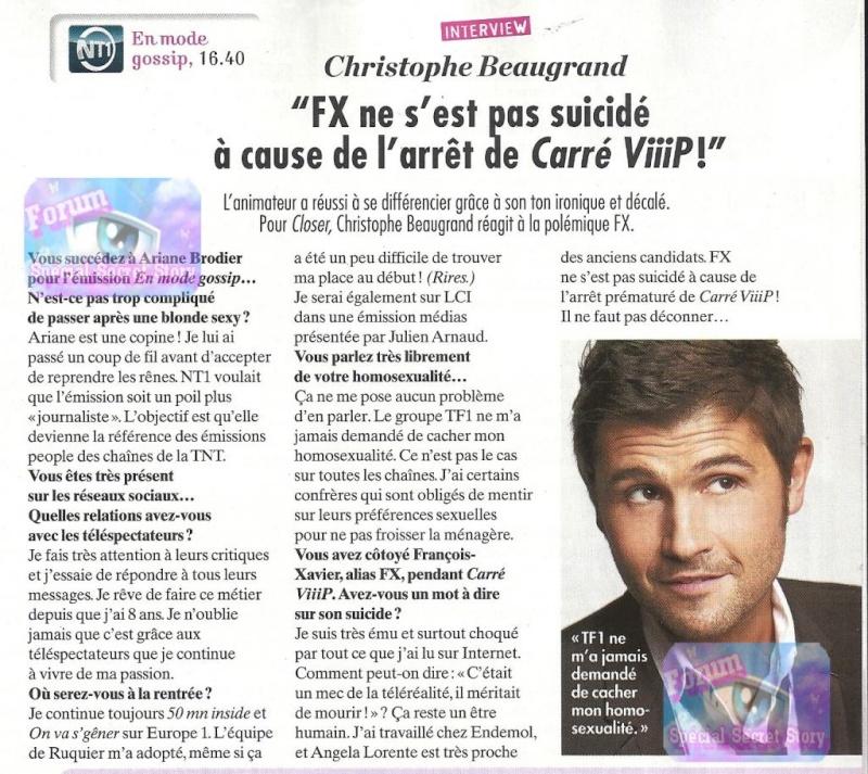 Christophe Beaugrand: " FX ne s'est pas suicidé a cause de l’arrêt de Carré ViiiP" E4qO0