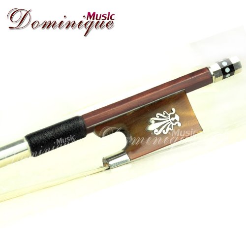 D Z Strad #802 4/4 Top Pernambuco Wood Violin Bow Ox-Horn Fleur-de-lys-Full Size Violin Bow