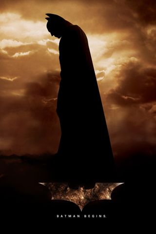 Batman Begins Poster iPhone Wallpaper