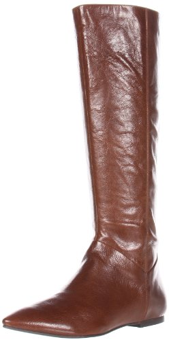 Nine West Women's Subscribe Knee-High Boot,Dark Brown Leather,9.5 M US Image