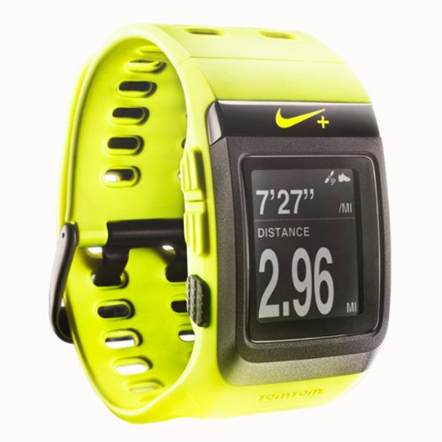Nike+ SportWatch GPS Powered by TomTom (Volt/Black) Running Gps