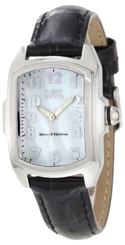 Invicta Women's 5168 Baby Lupah Collection Mother-of-Pearl Dial Shiny Leather Interchangeable Watch Set Invicta Watches