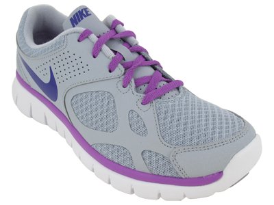 Nike Women's NIKE FLEX 2012 RN WMNS RUNNING SHOES 9.5 Women US (WLF GRY/CRT PRPL/LSR PRPL/WHIT) Nike Flex