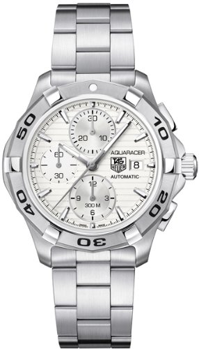 TAG Heuer Men's CAP2111.BA0833 Aquaracer Silver Chronograph Dial Watch Tag Heuer