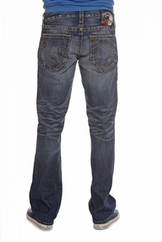 True Religion Straight Leg Jeans BOBBY VINTAGE, Color: Blue, Size: 32 True Religion Jeans