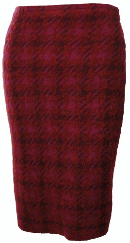 Sutton Studio Women's Wool Blend Plaid Pencil Skirt (X-Large) [Apparel] Image