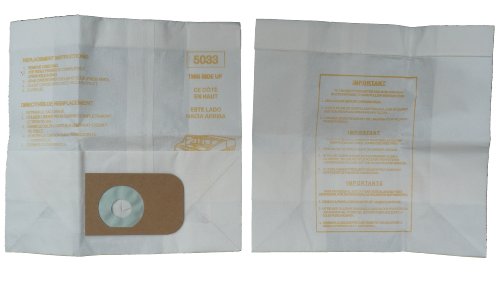 3 Kenmore Sears Allergy Vacuum BAG, Canister Vacuum Cleaners, 5023-5033 bag changed to Kenmore type E for manufacture model # 609196, 116.25950 Kenmore Vacuum