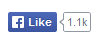 facebook like button - button_count
