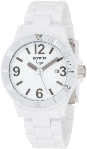 Invicta Women's 1207 Angel White Dial White Plastic Watch Invicta Watches