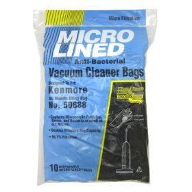 Package of 10 Replacement Kenmore Micro Bags Upright Model 5068, Kenmore Vacuum