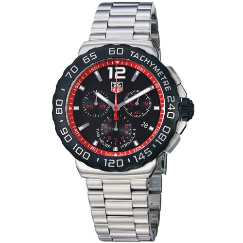 TAG Heuer Men's CAU1116.BA0858 Formula 1 Black Dial Stainless Steel Watch Tag Heuer