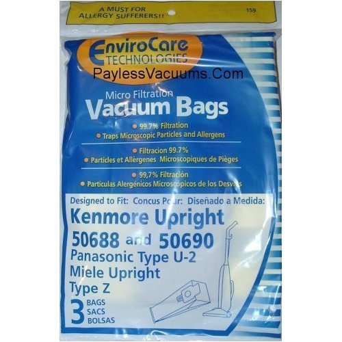 KENMORE Vacuum Cleaner Bags 10 Pack 50688 Kenmore Vacuum