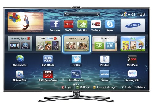 Samsung UN60ES7500 60-Inch 1080p 240Hz 3D Slim LED HDTV (Black) Samsung Tv