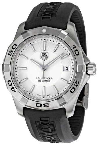 TAG Heuer Men's WAP1111.FT6029 Aquaracer Silver Dial Watch Tag Heuer