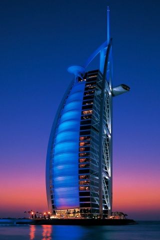 Burj Al Arab Hotel Picture iPhone Wallpaper