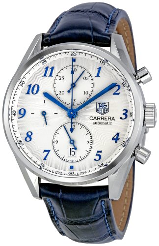 Tag Heuer Men's CAS2111.FC6292 Carrera Heritage Silver Dial Dress Watch Tag Heuer