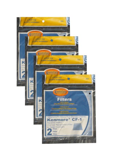 (8) Kenmore Sears Progressive Foam Filter CF1, Progressive & Whispertone, Panasonic Vacuum Cleaners, 86883, 86880, 20-86883, 2086883, 8175084 Kenmore Vacuum
