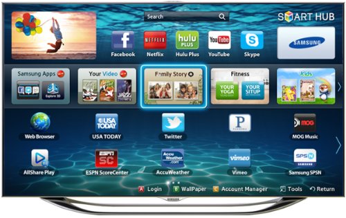 Samsung UN46ES8000 46-Inch 1080p 240Hz 3D Slim LED HDTV (Silver) Samsung Tv