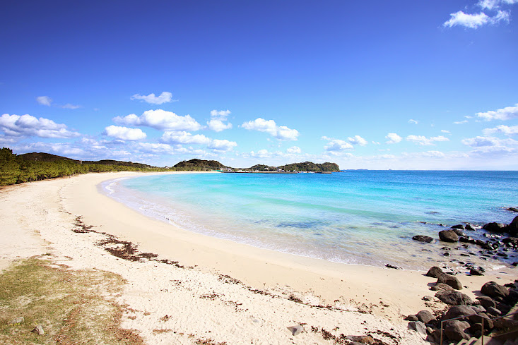 筒城浜海水浴場 昼間