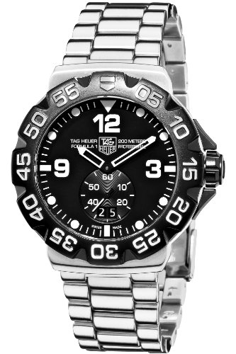 TAG Heuer Men's WAH1010.BA0854 Formula 1 Grande Date Black Dial Watch Tag Heuer