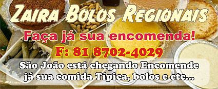 Zaira Bolos Regionais