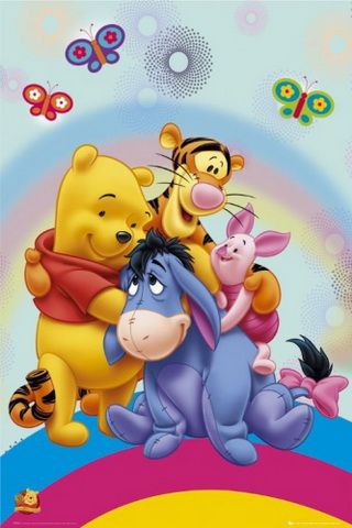 Winnie The Pooh And Friends Background For iPhone