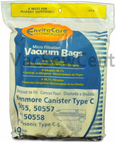 Kenmore Type C Canister Vacuum Cleaner Bags Kenmore Vacuum