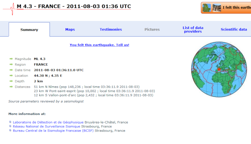 La Terre a trembler un peu partout cette nuit (2 aout 2011), un grand séisme, et vous? VbgmG