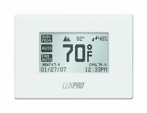 Lux PSPU732T Touch Screen 7-Day Deluxe Programmable Thermostat Thermostat