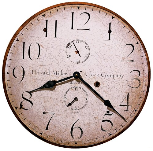 Howard Miller Original III 18" Wide Antique Wall Clock Wall Clock Large