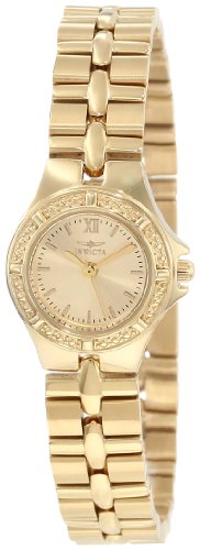 Invicta Women's 0137 Wildflower Collection 18k Gold-Plated Stainless Steel Watch Invicta Watches