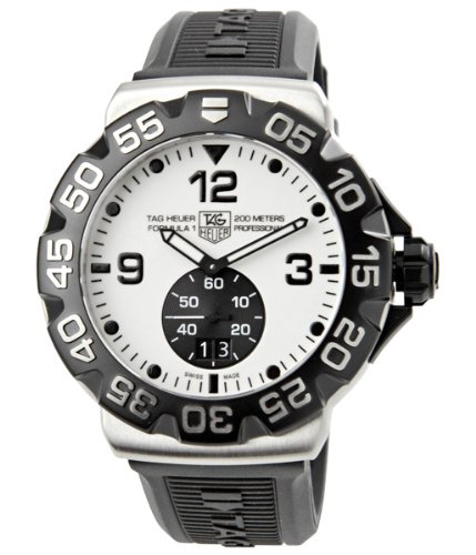 TAG Heuer Men's WAH1011.BT0717 Formula 1 Grande Date White Dial Watch Tag Heuer