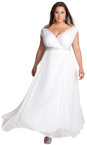 IGIGI by Yuliya Raquel Plus Size Charming Romance Wedding Gown 14/16 Plus Size Formal Dress