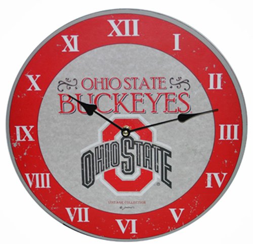 NCAA Ohio State Buckeyes Large Clock Wall Clock Large