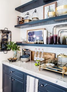 Home Tour: Kitchen Reveal | Emily Jackson from The Ivory Lane. Love this butler pantry! <a class="pintag searchlink" data-query="%23homedecor" data-type="hashtag" href="/search/?q=%23homedecor&rs=hashtag" rel="nofollow" title="#homedecor search Pinterest">#homedecor</a> <a class="pintag searchlink" data-query="%23kitchen" data-type="hashtag" href="/search/?q=%23kitchen&rs=hashtag" rel="nofollow" title="#kitchen search Pinterest">#kitchen</a>
