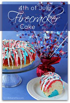 4th of July Firecracker Cake ...love this!