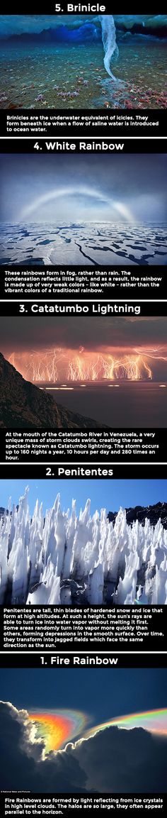 Spectacular but super rare weather phenomena???I never knew this happens on our planet!