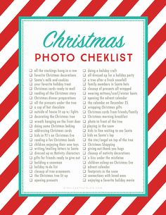 The holidays will soon be upon us and we all want to capture the wonder and beauty of this time of year. Here is a printable list of 50 Christmas photo ideas and photography prompts to get you inspired!