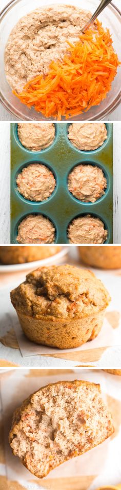 These healthy muffins taste just like carrot cake & have nearly 10g of protein! It?? like eating dessert for breakfast without any guilt!