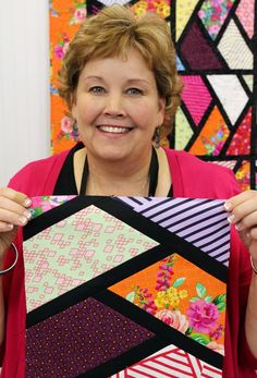 Jenny Sashed Half Hexagon Quilt