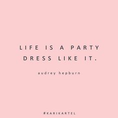 We couldn&#39;t agree more Audrey Hepburn! ;)